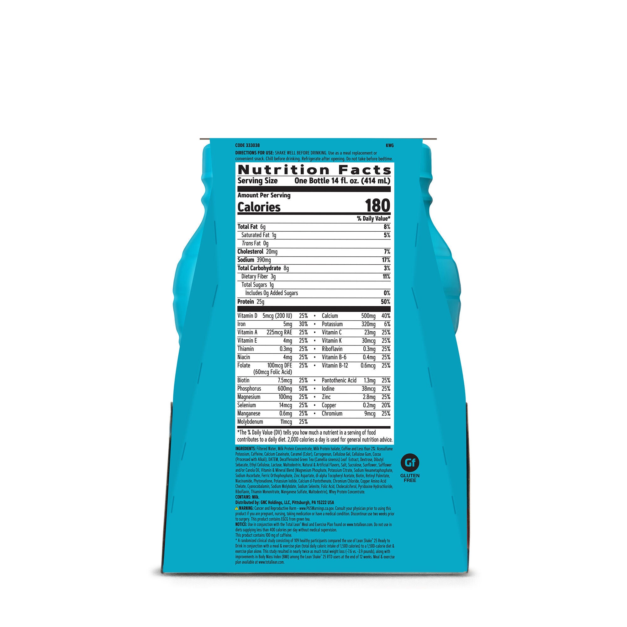 Lean Shake&trade; Burn - Chocolate Mocha - 14oz. (4 Bottles) Chocolate Mocha | GNC